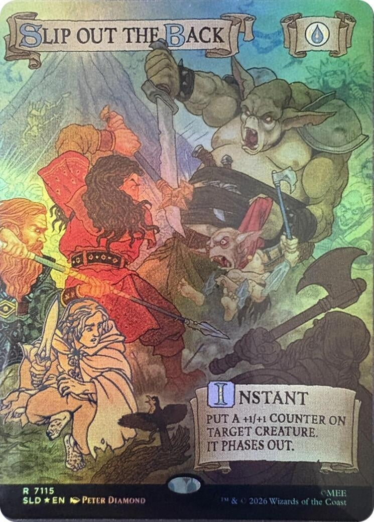 Image for Slip Out the Back (Out Of Sight Foil) (7115) (SLD) - Magic: The Gathering