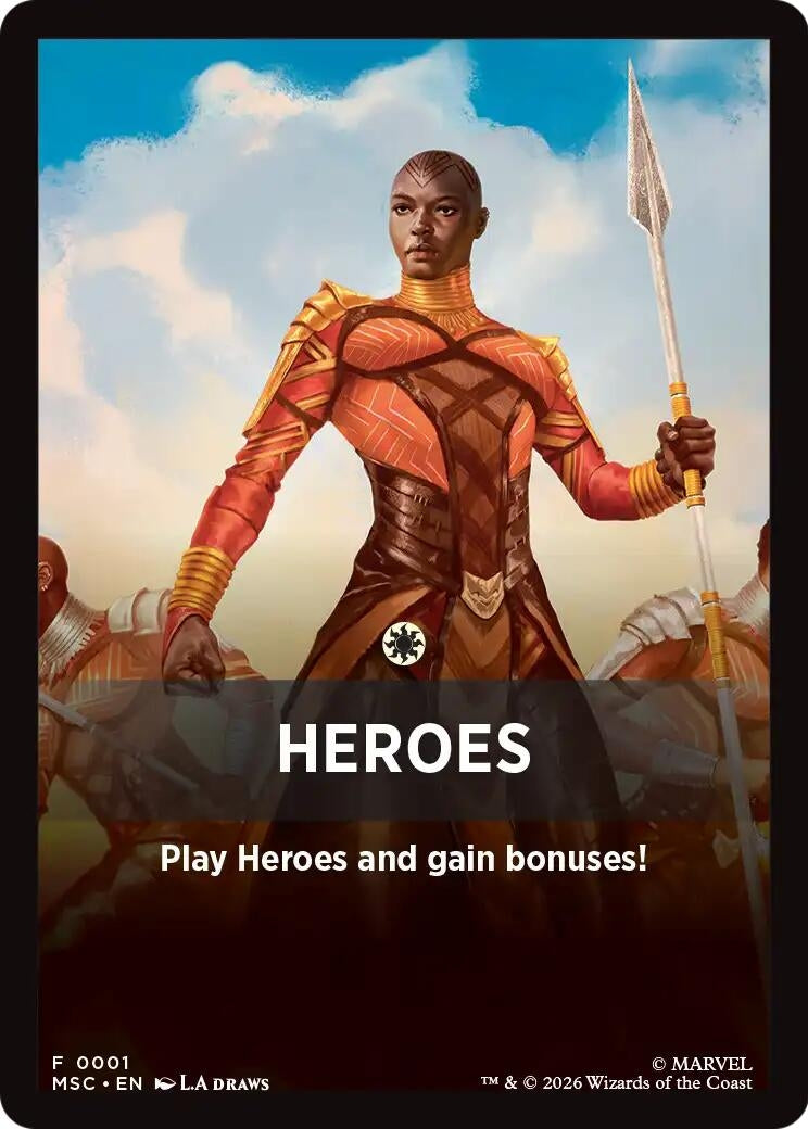 Image for Heroes Theme Card (1) (MSC) - Magic: The Gathering