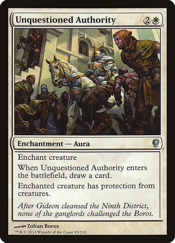 Unquestioned Authority (85) (CNS)