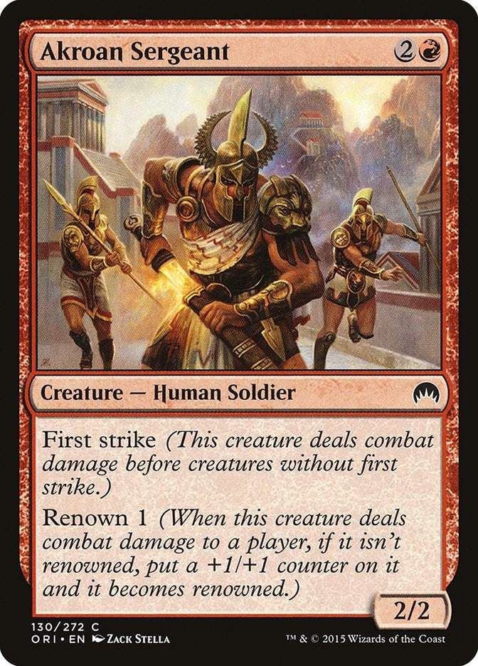 Akroan Sergeant (130) (ORI)