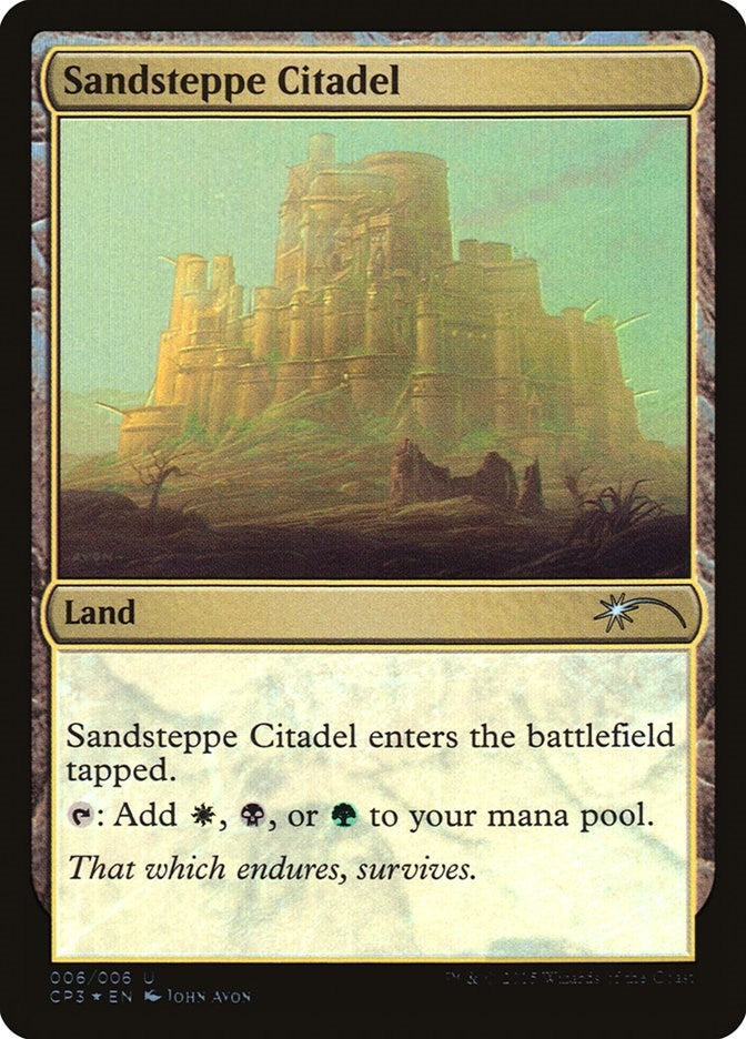 Image for Sandsteppe Citadel (6) (UMP) - Magic: The Gathering