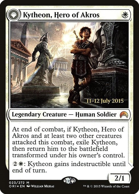 Image for Kytheon, Hero of Akros (23) (PRE) - Magic: The Gathering
