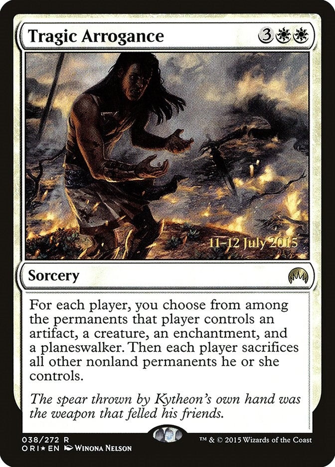 Image for Tragic Arrogance (38) (PRE) - Magic: The Gathering