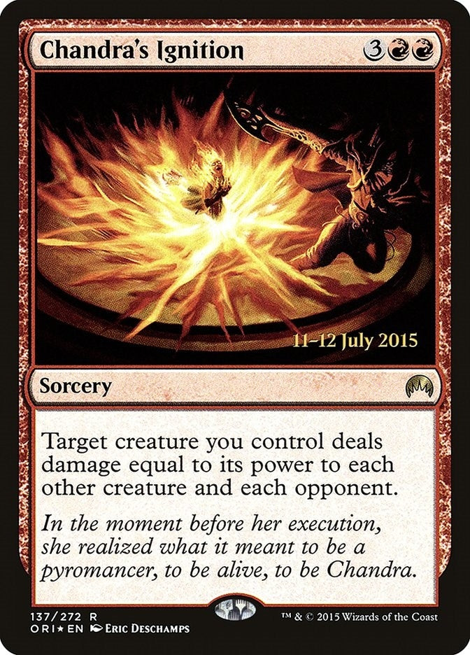 Image for Chandra's Ignition (137) (PRE) - Magic: The Gathering