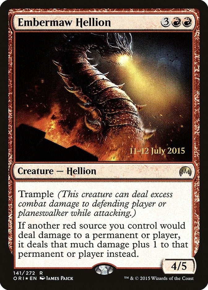 Image for Embermaw Hellion (141) (PRE) - Magic: The Gathering
