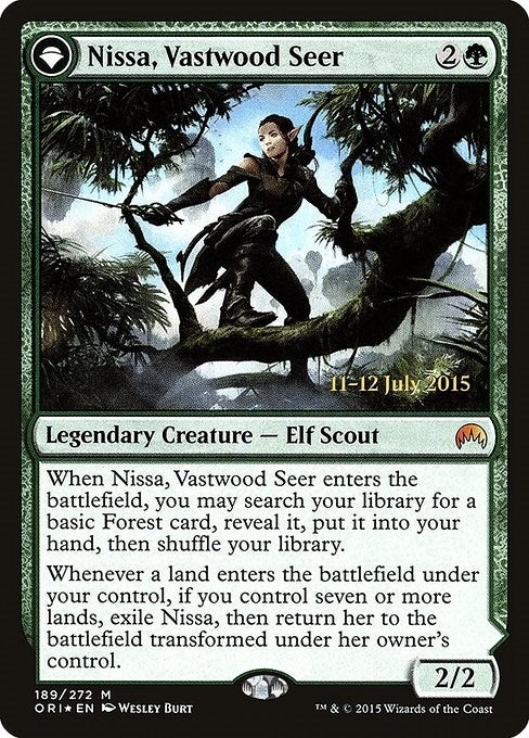 Image for Nissa, Vastwood Seer (189) (PRE) - Magic: The Gathering