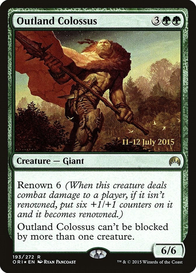 Image for Outland Colossus (193) (PRE) - Magic: The Gathering