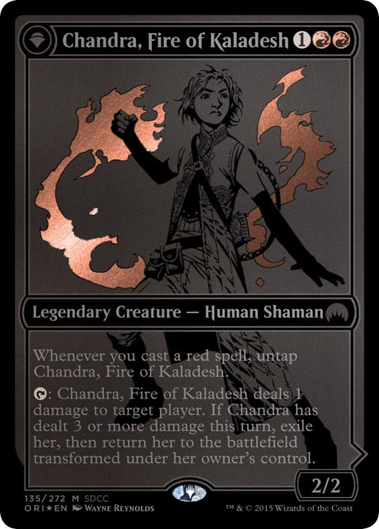 Image for Chandra, Fire of Kaladesh (SDCC 2015 Exclusive) (135) (MEDIA) - Magic: The Gathering
