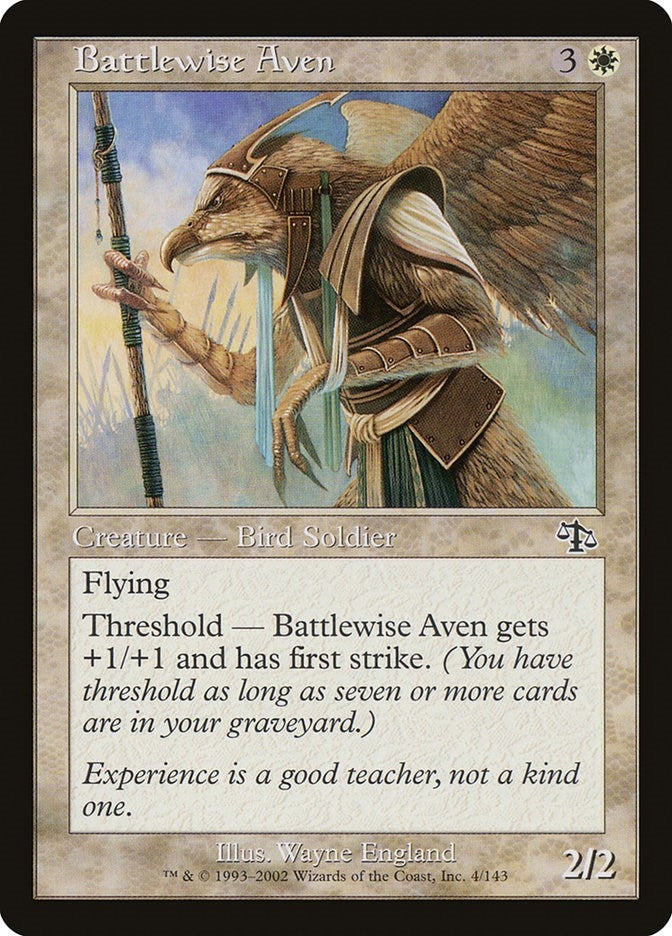 Image for Battlewise Aven (4) (JUD) - Magic: The Gathering