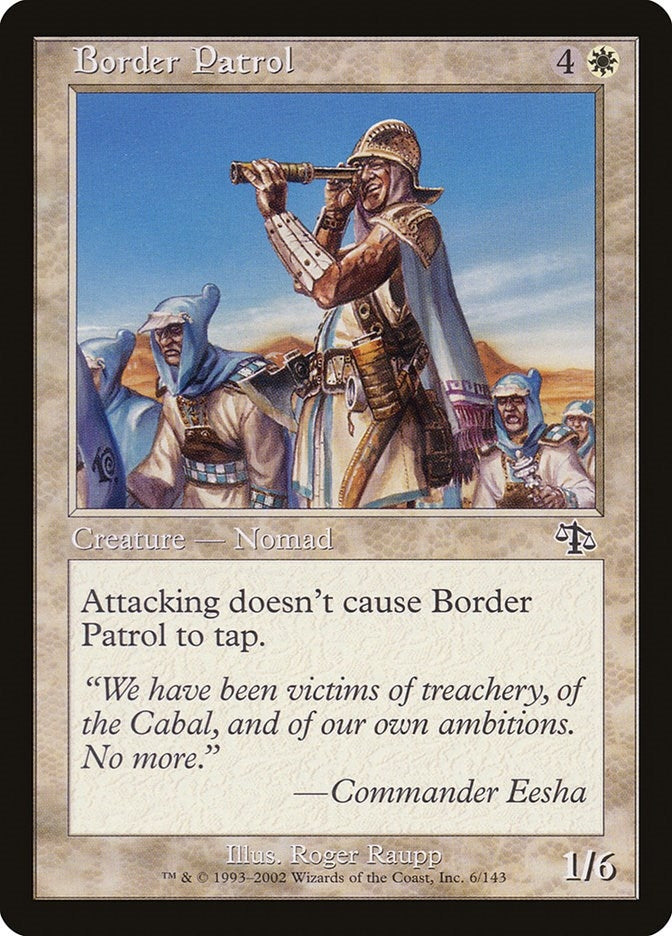 Image for Border Patrol (6) (JUD) - Magic: The Gathering