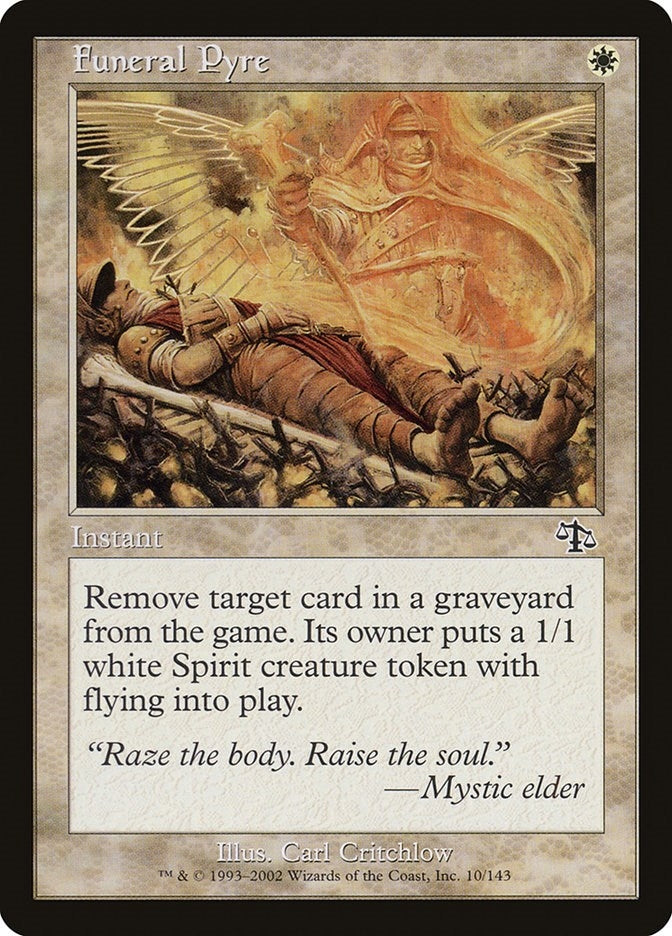 Image for Funeral Pyre (10) (JUD) - Magic: The Gathering