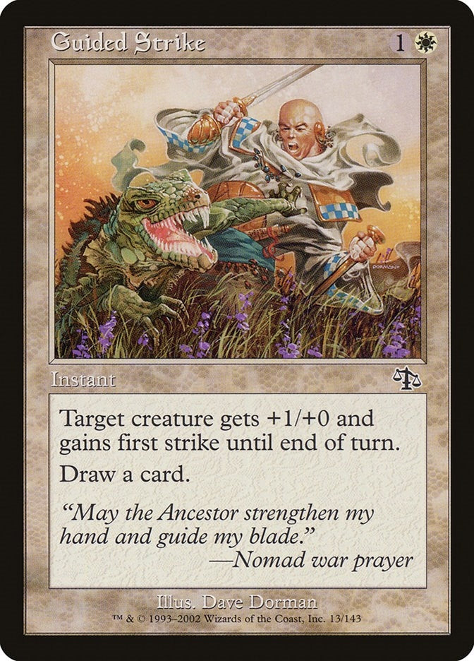 Image for Guided Strike (13) (JUD) - Magic: The Gathering