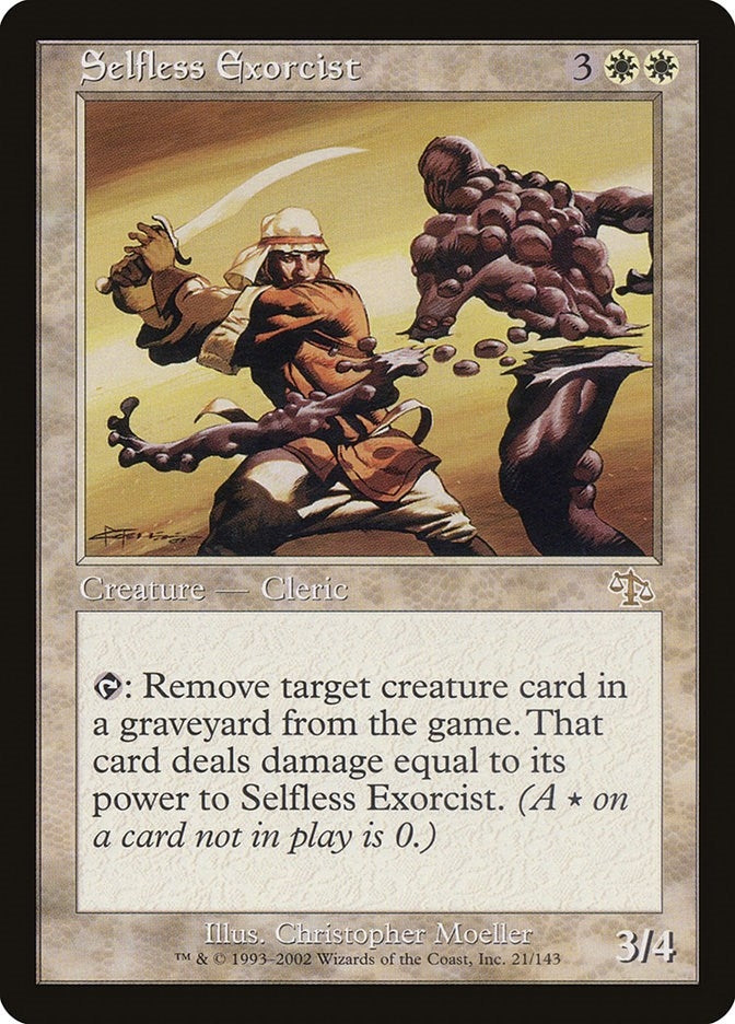 Image for Selfless Exorcist (21) (JUD) - Magic: The Gathering