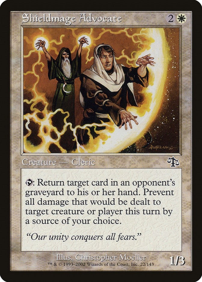 Image for Shieldmage Advocate (22) (JUD) - Magic: The Gathering
