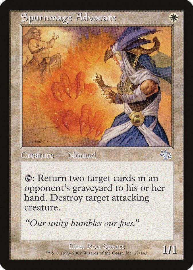 Image for Spurnmage Advocate (27) (JUD) - Magic: The Gathering