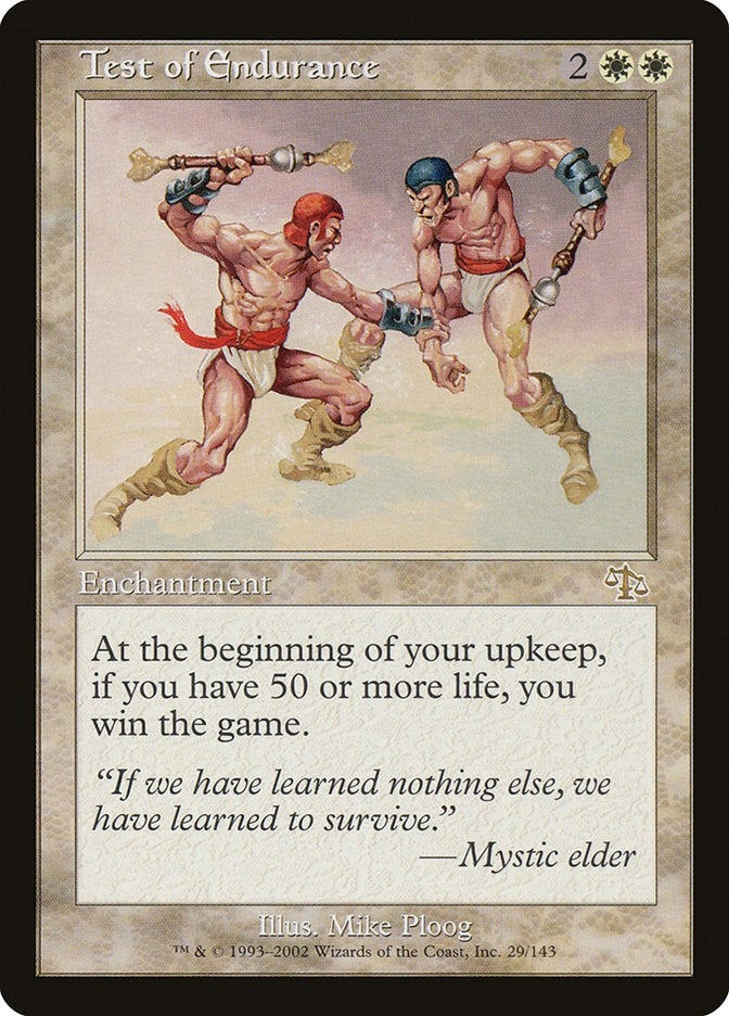 Image for Test of Endurance (29) (JUD) - Magic: The Gathering