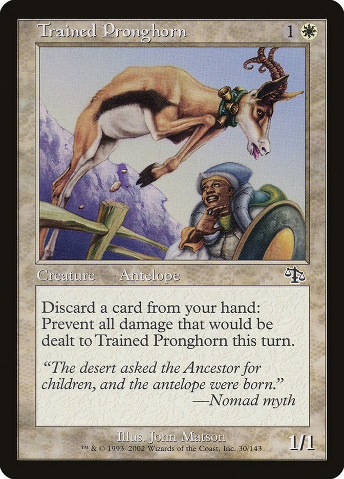 Image for Trained Pronghorn (30) (JUD) - Magic: The Gathering
