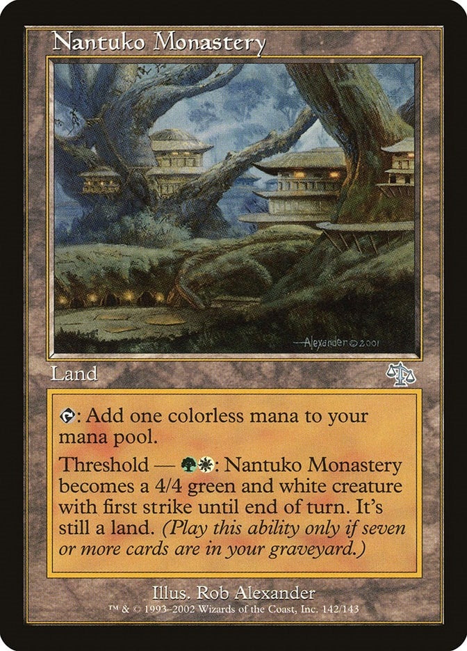 Image for Nantuko Monastery (142) (JUD) - Magic: The Gathering
