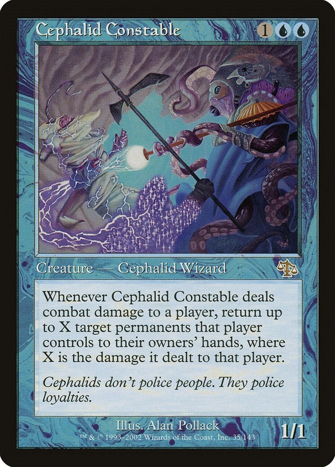 Image for Cephalid Constable (35) (JUD) - Magic: The Gathering