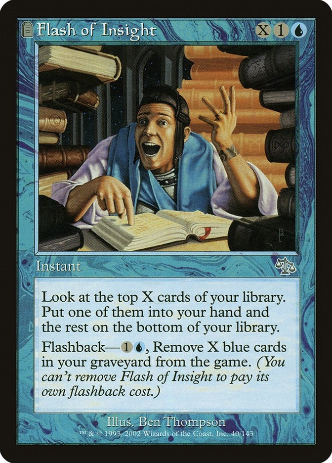 Image for Flash of Insight (40) (JUD) - Magic: The Gathering