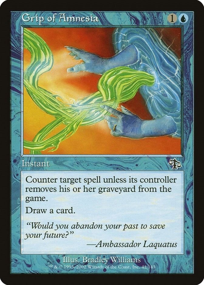 Image for Grip of Amnesia (41) (JUD) - Magic: The Gathering