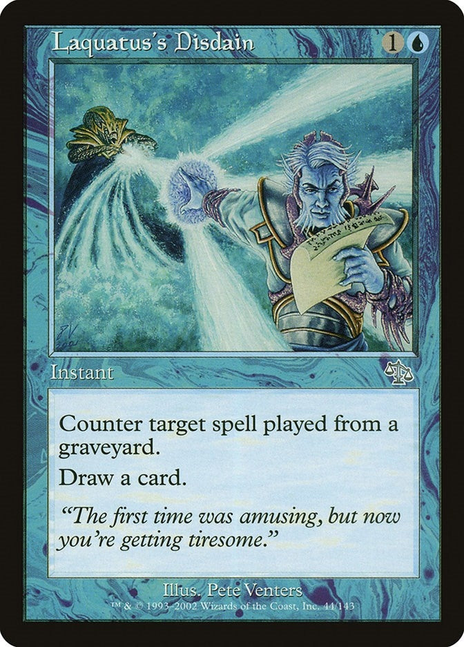 Image for Laquatus's Disdain (44) (JUD) - Magic: The Gathering