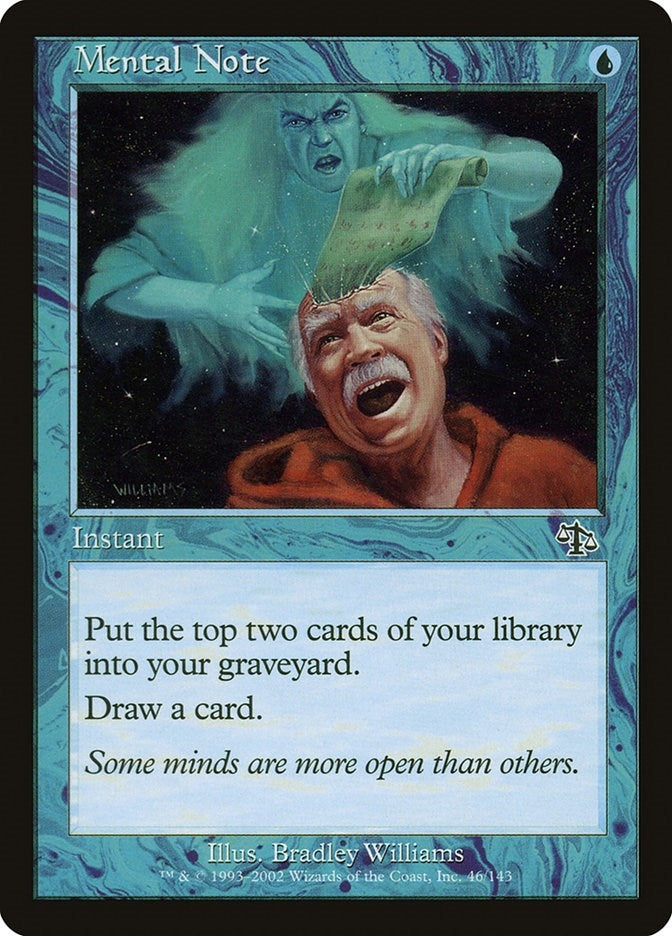 Image for Mental Note (46) (JUD) - Magic: The Gathering