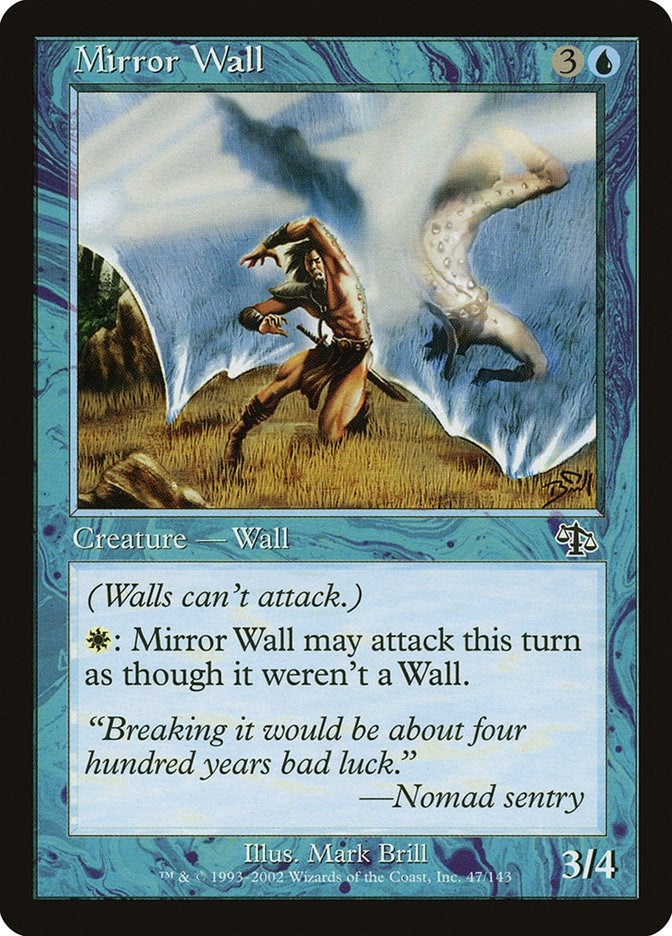 Image for Mirror Wall (47) (JUD) - Magic: The Gathering