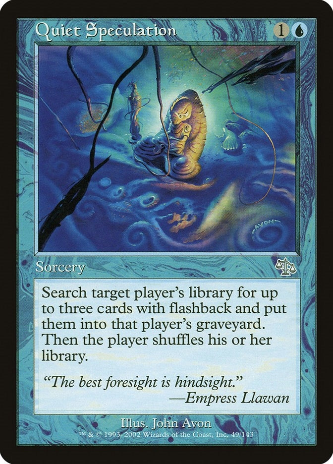 Image for Quiet Speculation (49) (JUD) - Magic: The Gathering