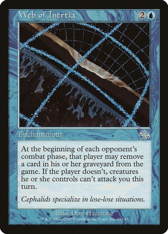 Image for Web of Inertia (53) (JUD) - Magic: The Gathering
