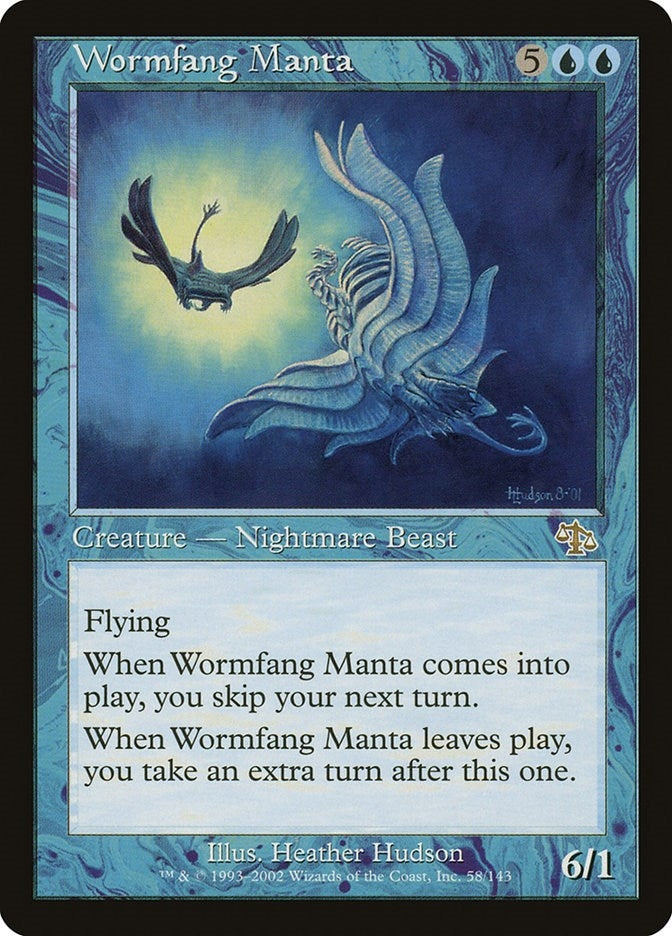 Image for Wormfang Manta (58) (JUD) - Magic: The Gathering