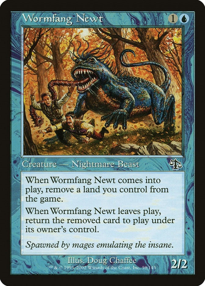 Image for Wormfang Newt (59) (JUD) - Magic: The Gathering