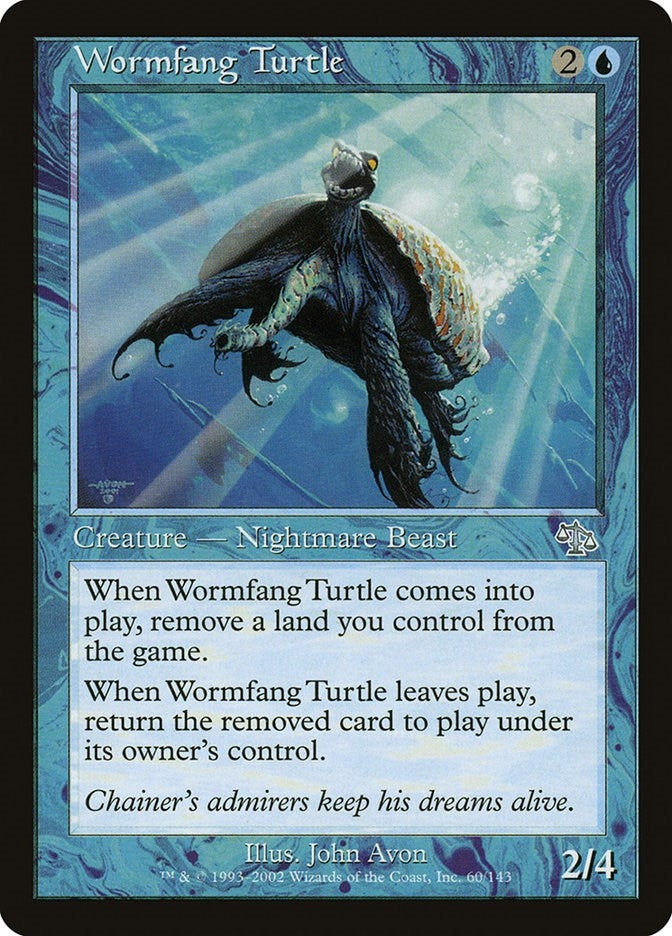 Image for Wormfang Turtle (60) (JUD) - Magic: The Gathering