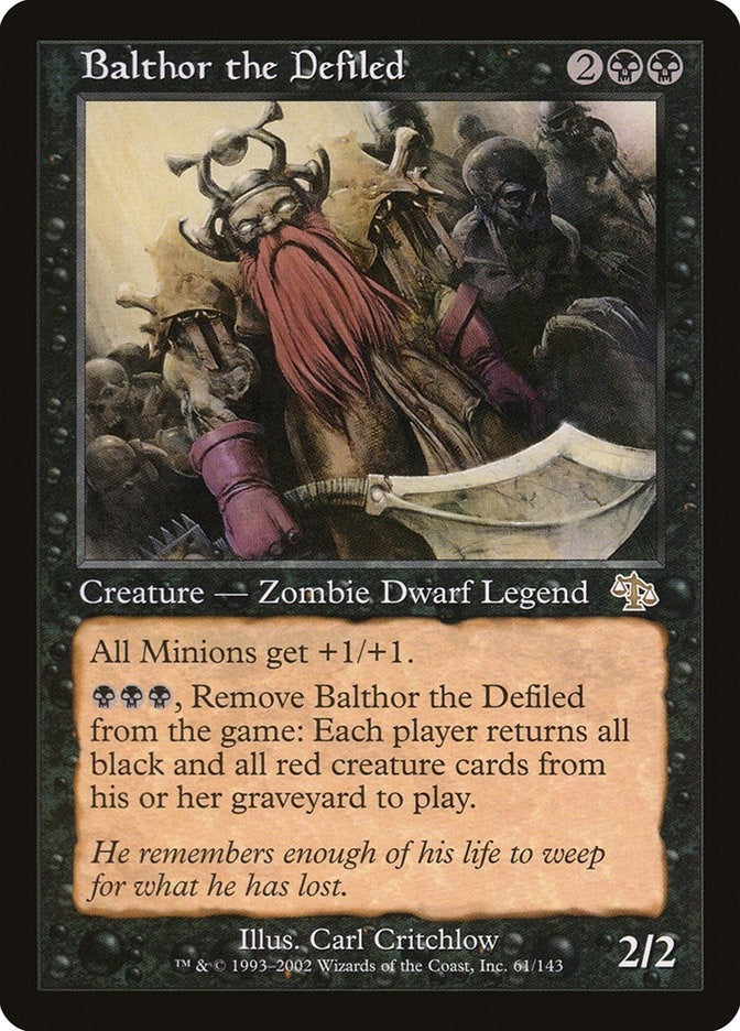 Image for Balthor the Defiled (61) (JUD) - Magic: The Gathering