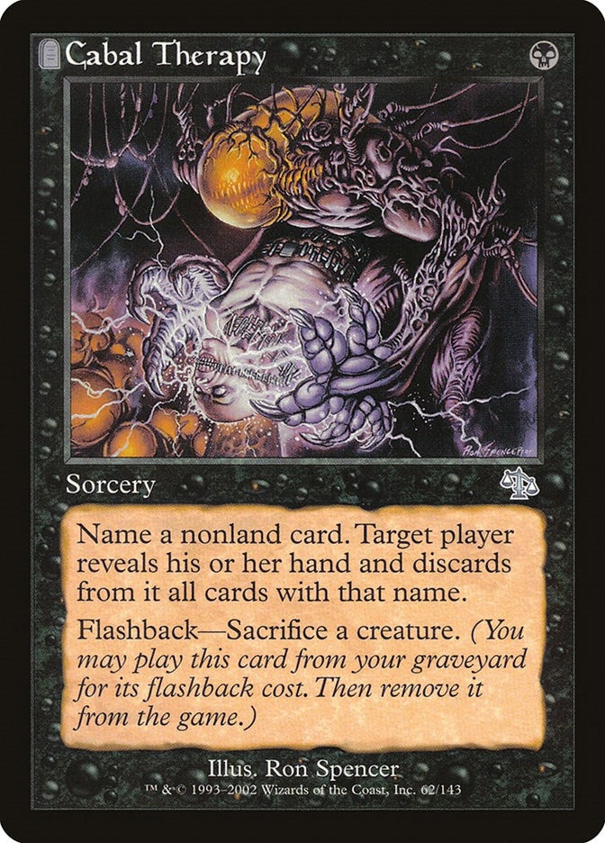 Image for Cabal Therapy (62) (JUD) - Magic: The Gathering