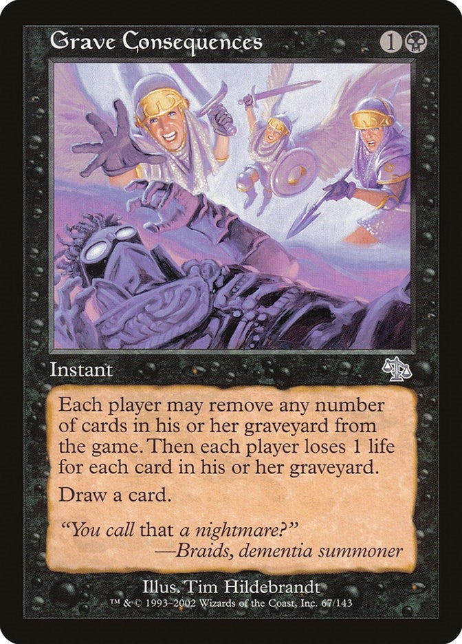 Image for Grave Consequences (67) (JUD) - Magic: The Gathering
