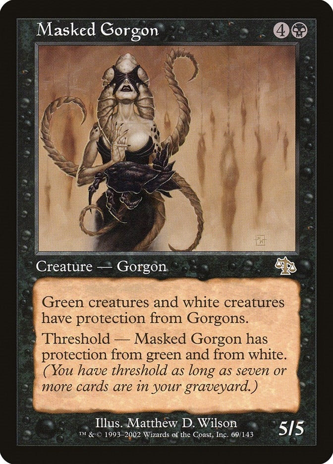 Image for Masked Gorgon (69) (JUD) - Magic: The Gathering