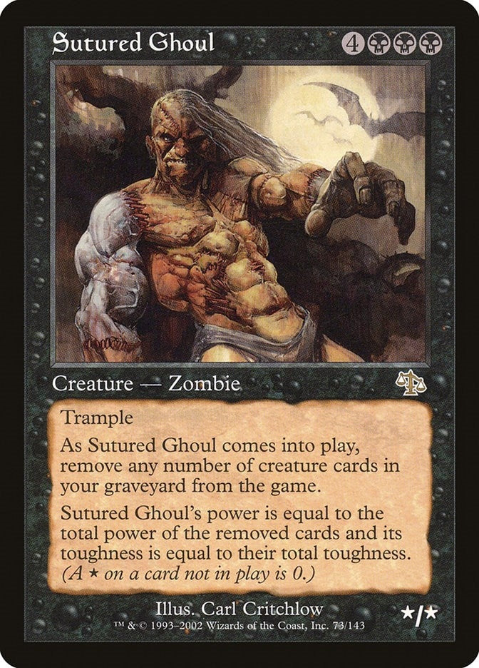 Image for Sutured Ghoul (73) (JUD) - Magic: The Gathering