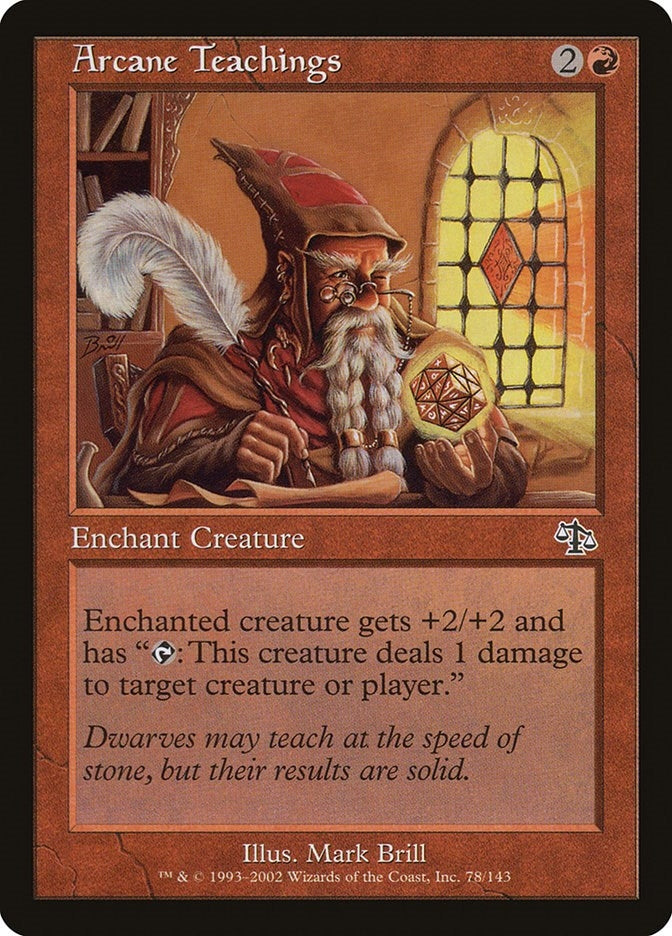 Image for Arcane Teachings (78) (JUD) - Magic: The Gathering