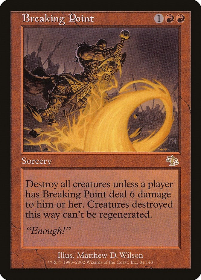 Image for Breaking Point (81) (JUD) - Magic: The Gathering