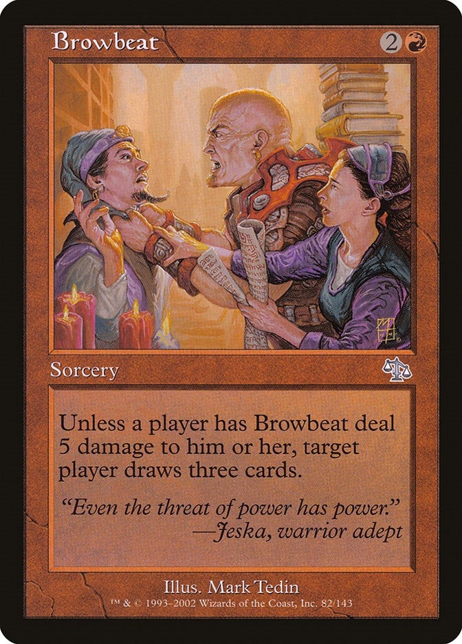 Image for Browbeat (82) (JUD) - Magic: The Gathering