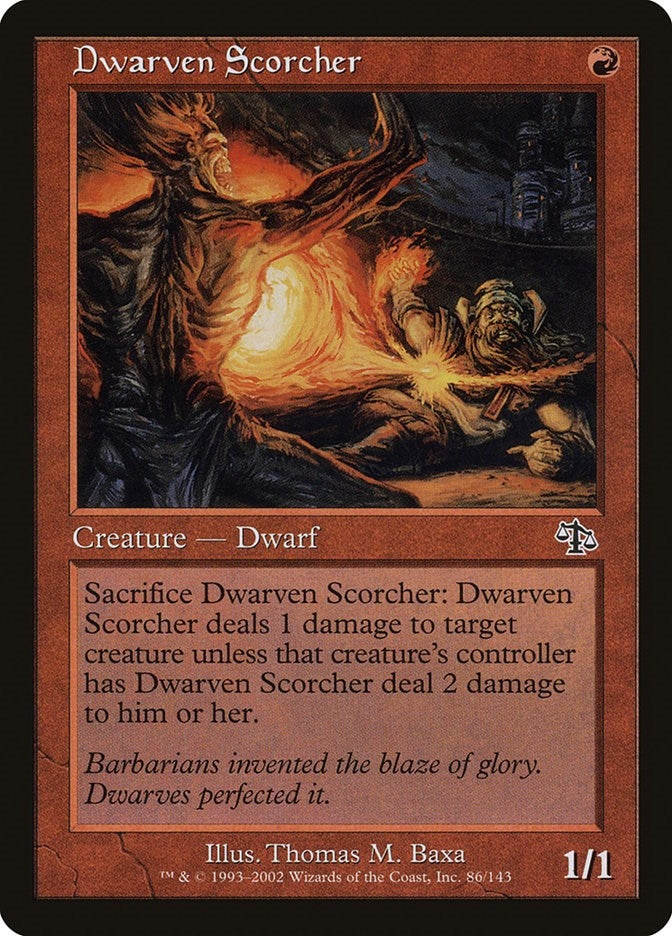 Image for Dwarven Scorcher (86) (JUD) - Magic: The Gathering