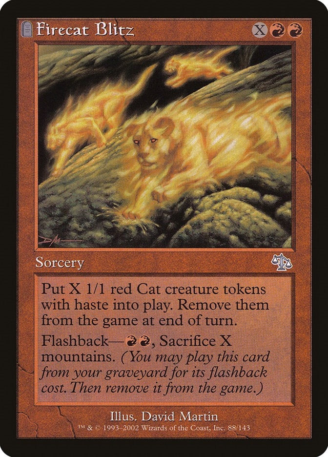 Image for Firecat Blitz (88) (JUD) - Magic: The Gathering
