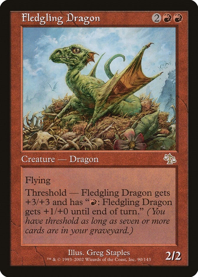 Image for Fledgling Dragon (90) (JUD) - Magic: The Gathering