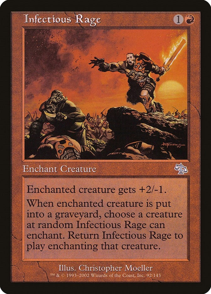 Image for Infectious Rage (92) (JUD) - Magic: The Gathering