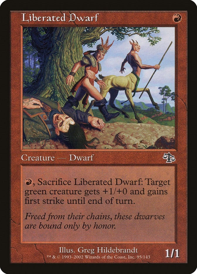 Image for Liberated Dwarf (95) (JUD) - Magic: The Gathering
