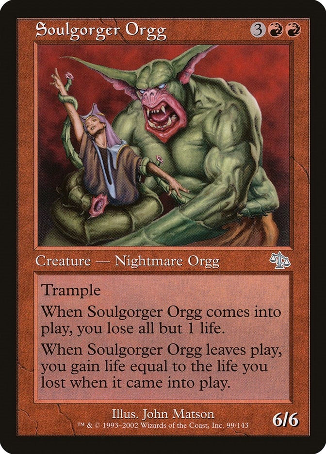 Image for Soulgorger Orgg (99) (JUD) - Magic: The Gathering