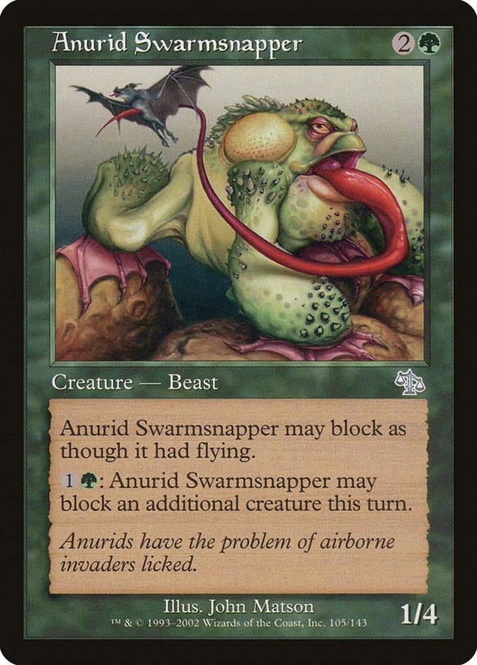 Image for Anurid Swarmsnapper (105) (JUD) - Magic: The Gathering