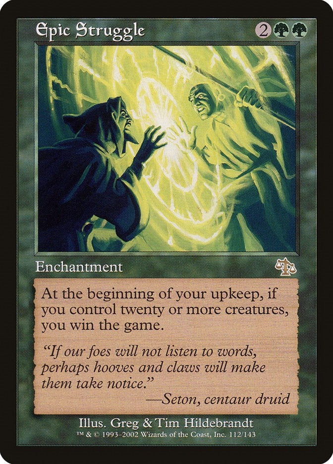 Image for Epic Struggle (112) (JUD) - Magic: The Gathering