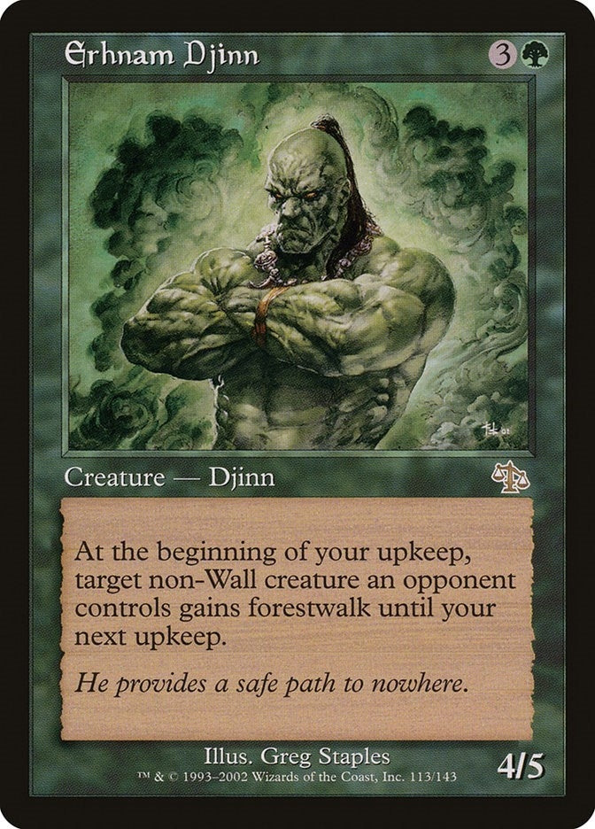 Image for Erhnam Djinn (113) (JUD) - Magic: The Gathering